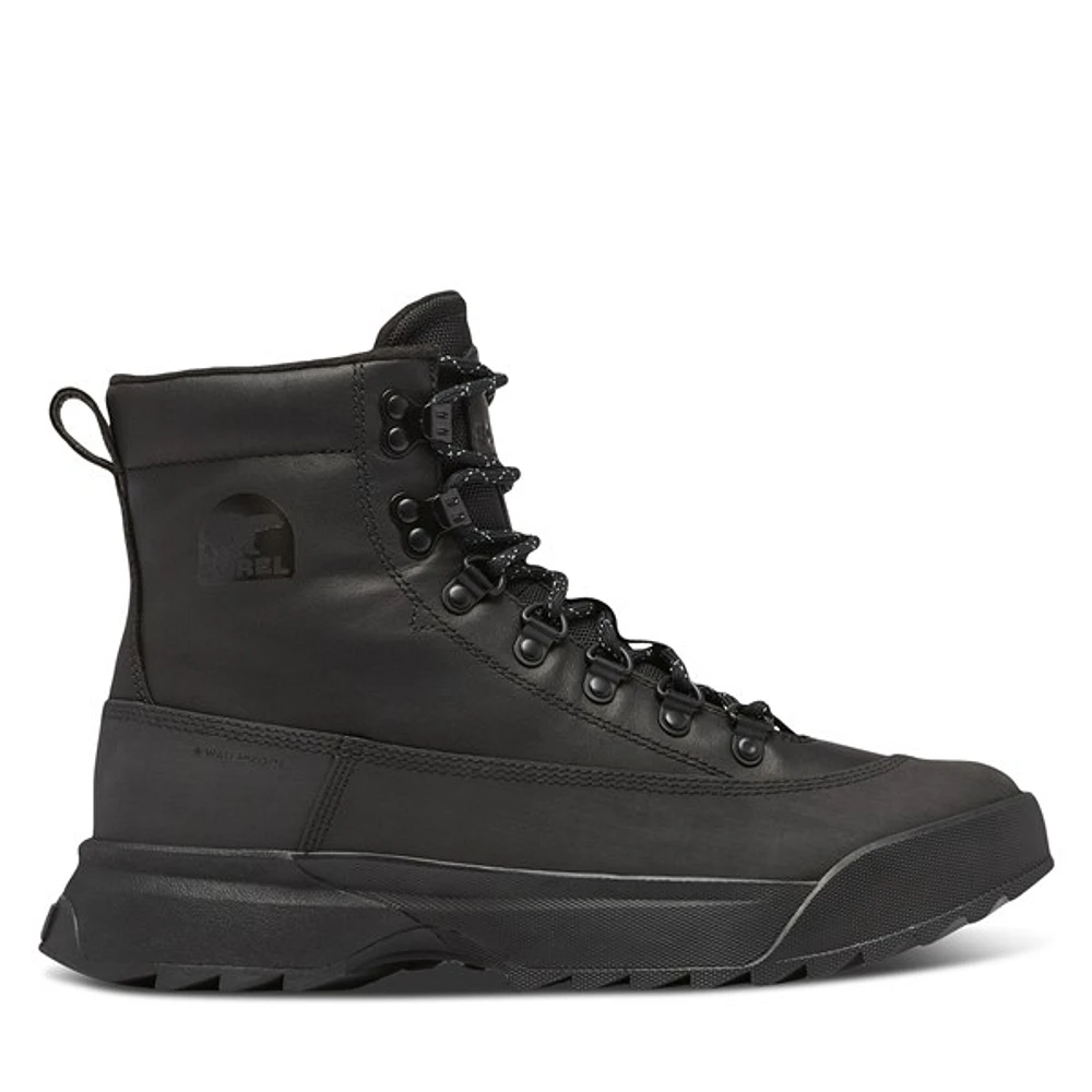 Sorel Men's Scout 87 Pro Winter Waterproof Boots in Black, Size 8, Leather