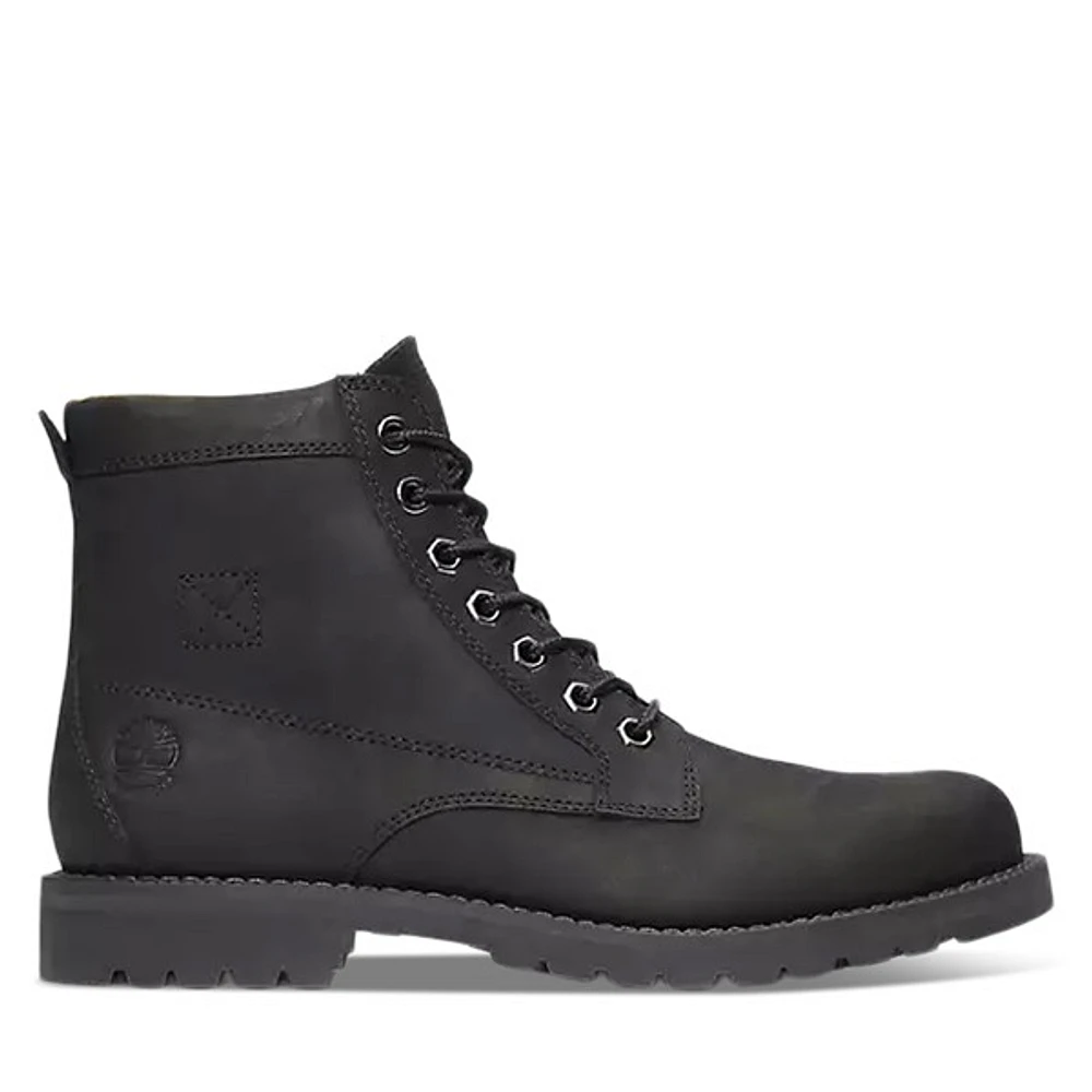 Timberland Men's Redwood Falls Waterproof Lace-Up Boots Black, Leather