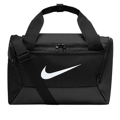 Nike Brasilia 9.5 Duffel Bag in Black White, Polyester