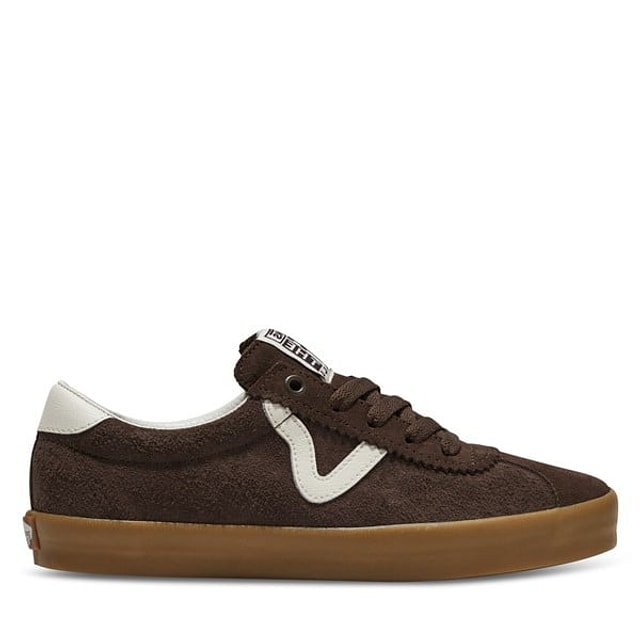 Vans Sport Low Sneakers Chocolate/White Brown, Womens / Mens Leather