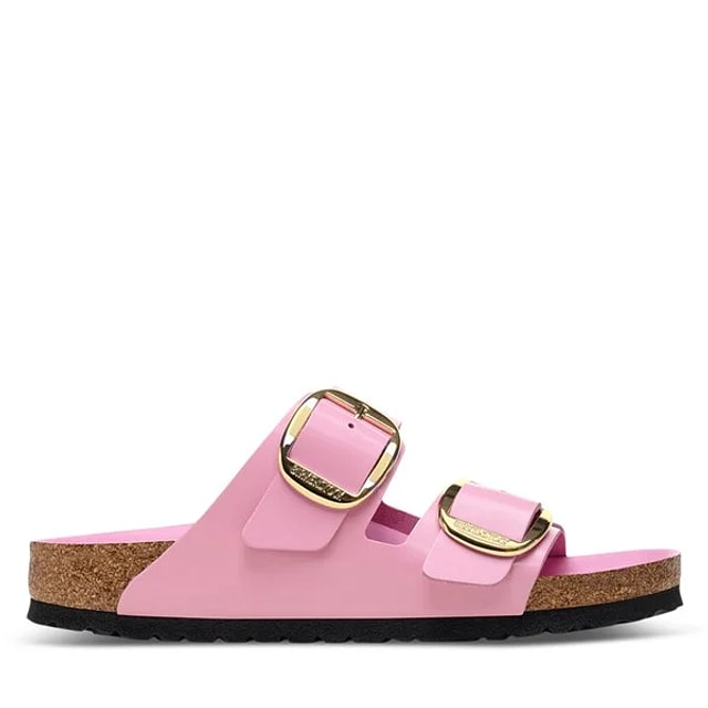 Birkenstock Women's Arizona Big Buckle Sandals in Rose, Size 5 / EU 36, Leather