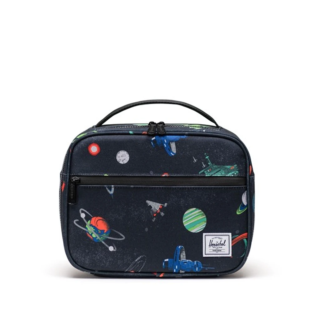 Herschel Supply Co. Kids' Pop Quiz Lunch Bag in Navy/Green/Orange