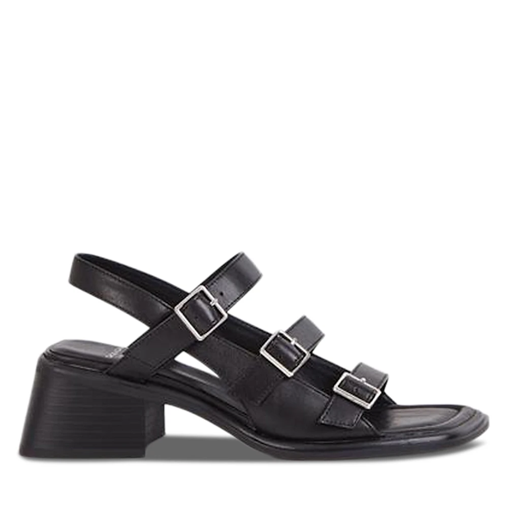 Vagabond Shoemakers Women's Ines Heeled Sandals in Black, Size 7, Leather