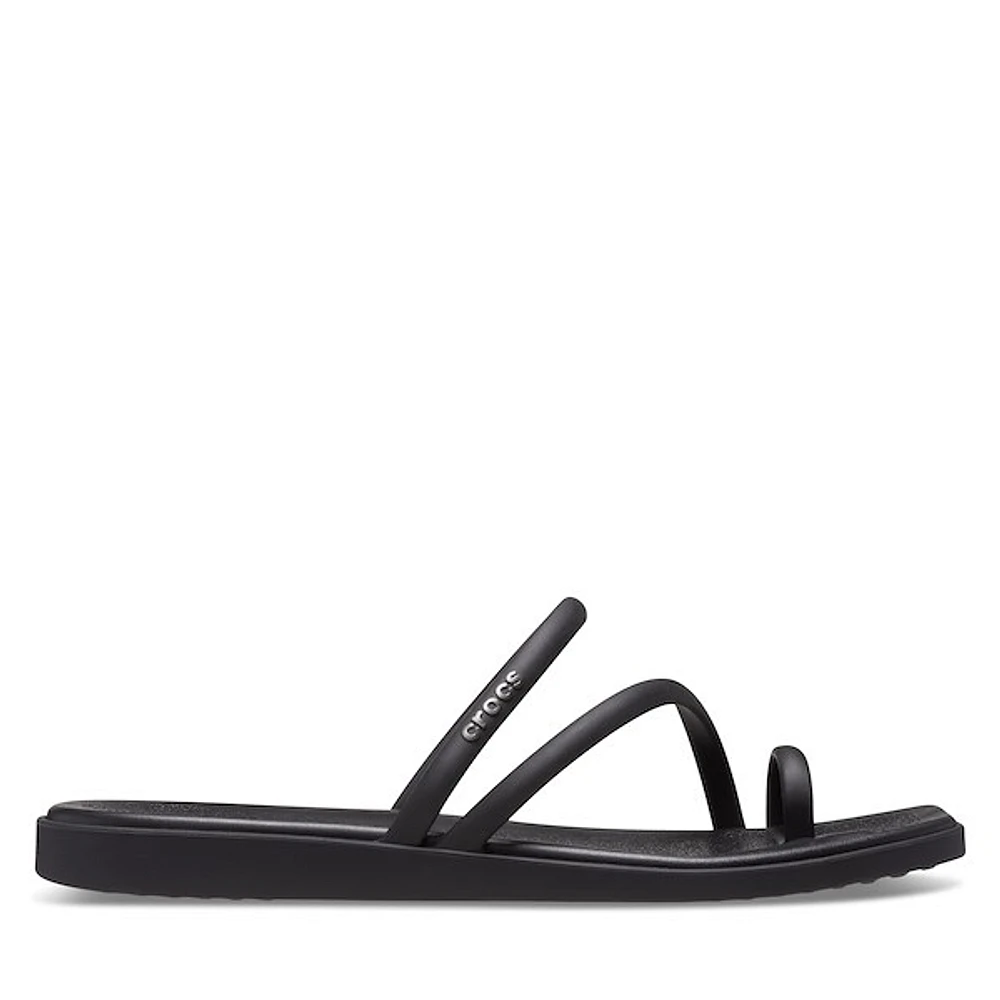 Crocs Miami Toe Loop Sandals in Black, Size 10, EVA
