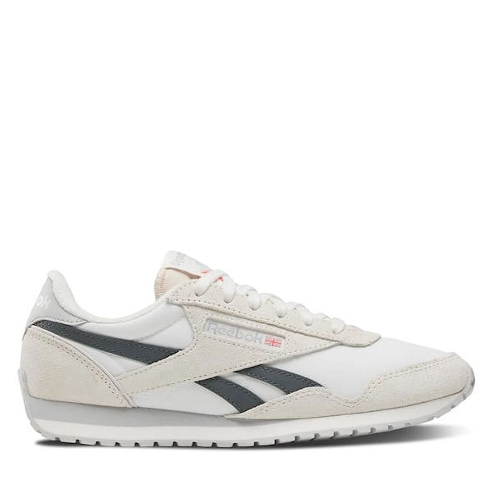 Reebok Women's Classic AZ Sneakers Chalk/Gray/Black White Black, Suede