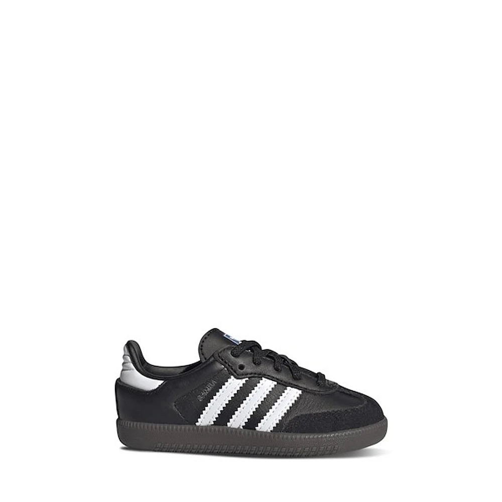 adidas Toddler's Samba OG Sneakers Black White, Toddler Leather