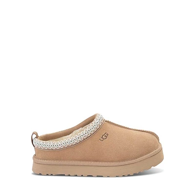 UGG Little Kid's/Big Kid's Tazz Platform Slippers Sand, Kid Suede