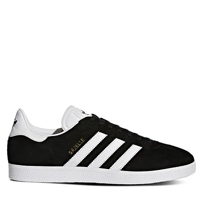 adidas Gazelle Sneakers Black White, Womens / Mens Nubuck