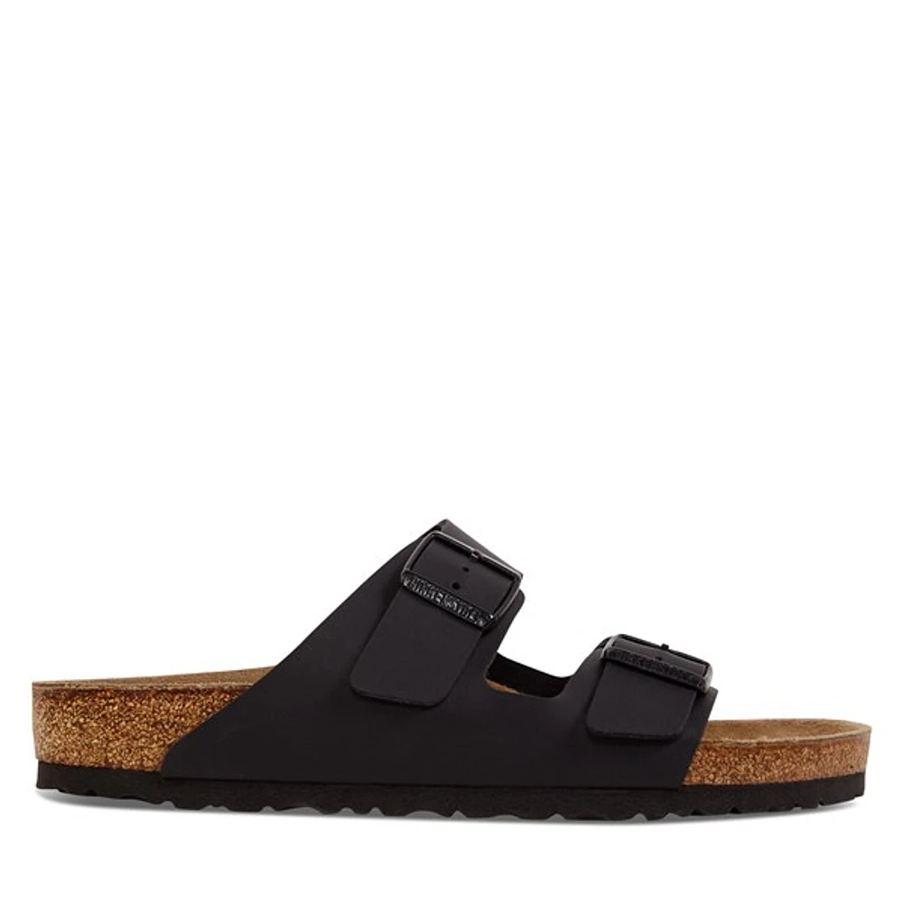 Birkenstock Men's Arizona Sandals Black Leather, / EU Suede