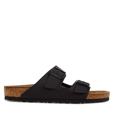Birkenstock Men's Arizona Sandals Black Leather, / EU Suede