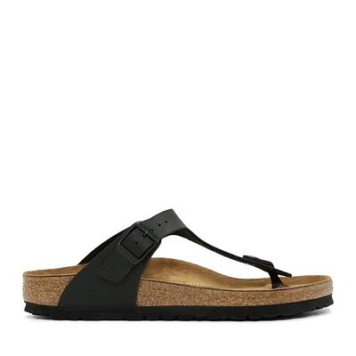 Birkenstock Women's Gizeh Sandals Black, / EU Suede