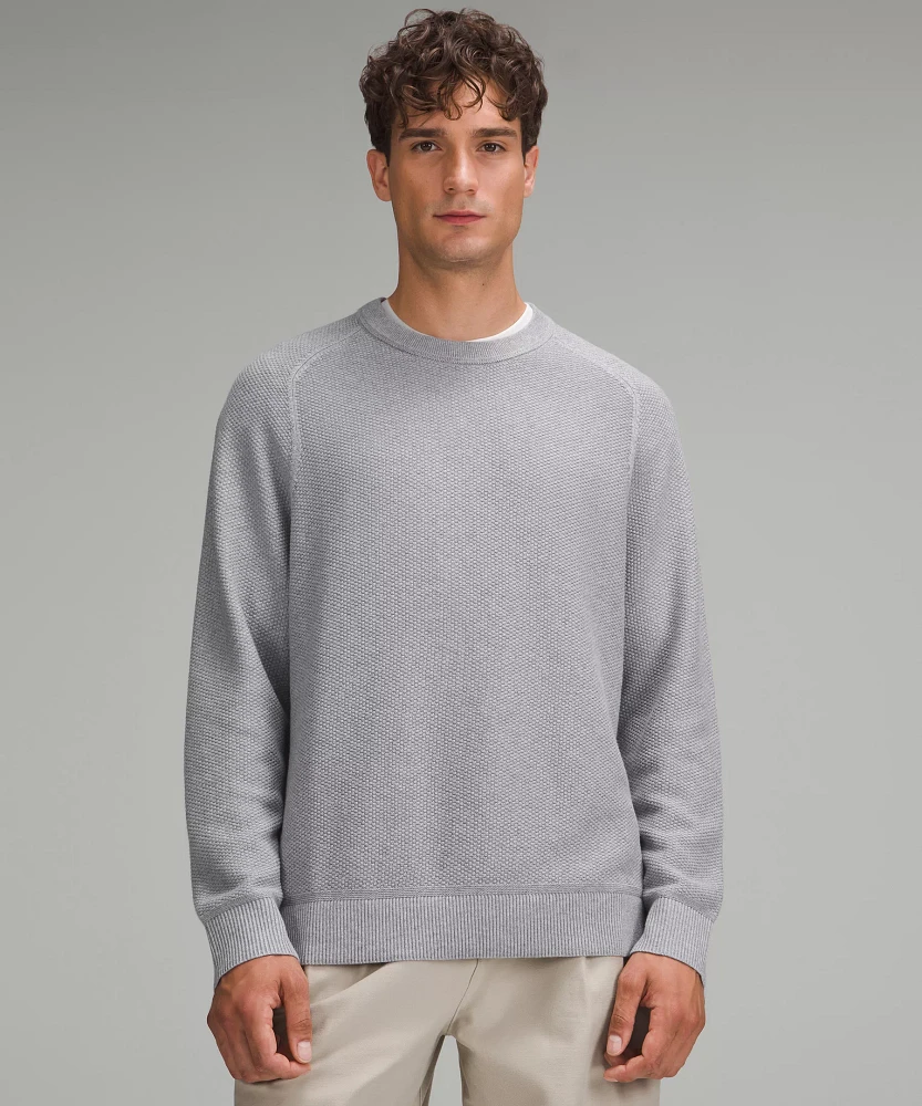 Textured Knit Crewneck Sweater | Men's Sweaters