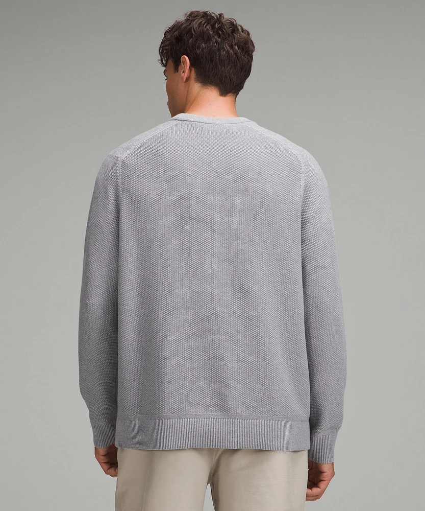 Textured Knit Crewneck Sweater | Men's Sweaters