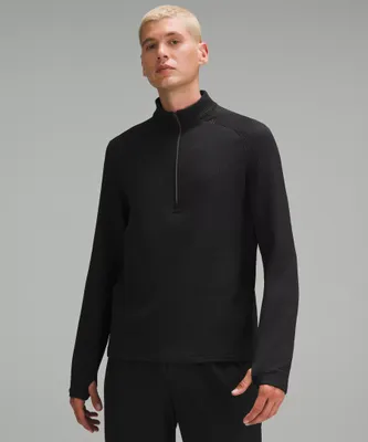 Waffle-Knit Half Zip | Men's Hoodies & Sweatshirts