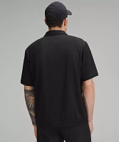 Textured Mesh Short-Sleeve Polo Shirt | Men's Shirts