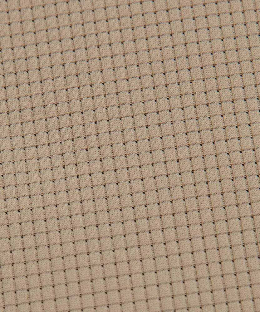 Textured Mesh Short-Sleeve Polo Shirt | Men's Shirts