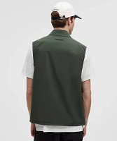 Windproof Full-Zip Golf Vest | Men's Coats & Jackets