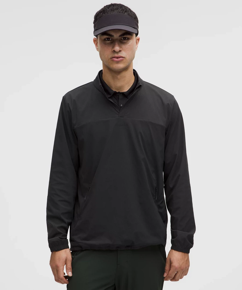 Windproof Golf Pullover Quarter-Zip Jacket | Men's Coats & Jackets