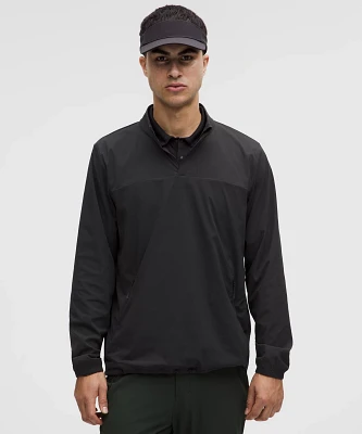 Windproof Golf Pullover Quarter-Zip Jacket | Men's Coats & Jackets