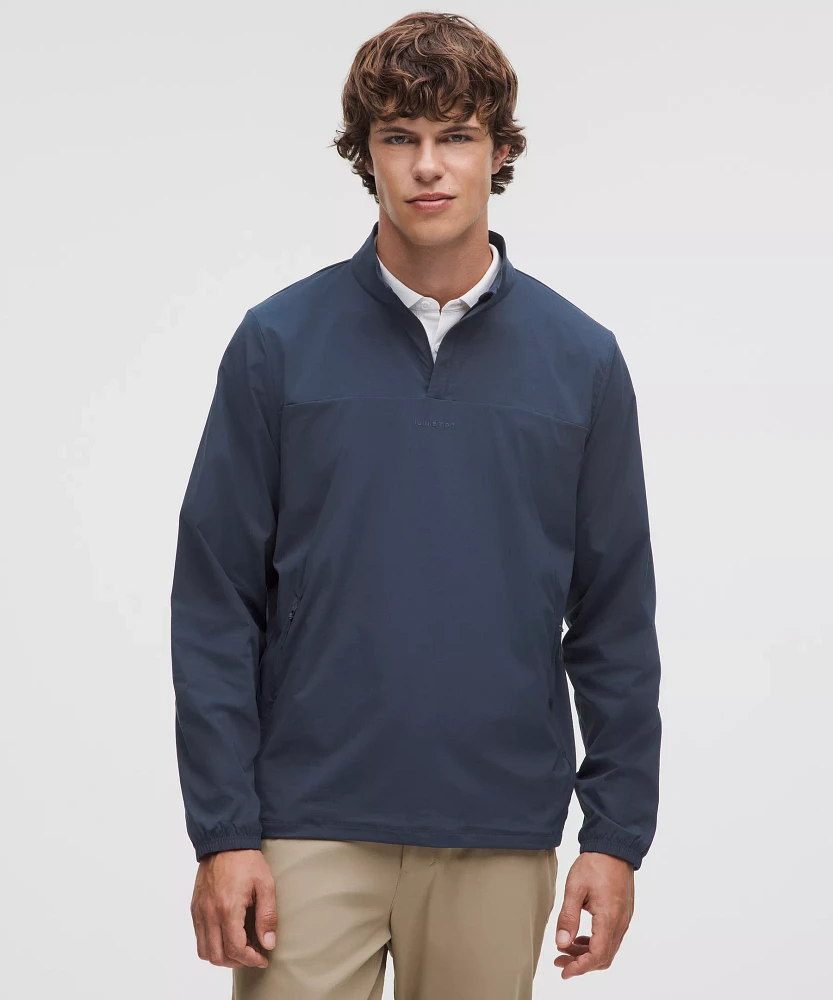Windproof Golf Pullover Quarter-Zip Jacket | Men's Coats & Jackets