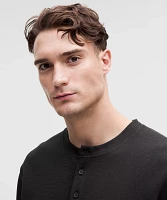 Heavyweight Cotton Textured Henley | Men's Long Sleeve Shirts