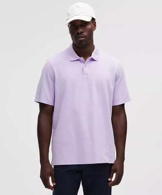 Cotton Pique Short-Sleeve Polo Shirt | Men's Shirts