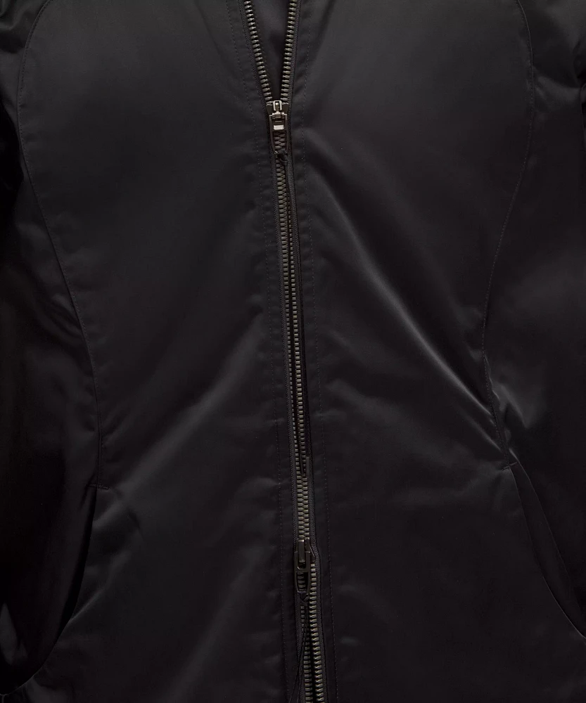 Taffeta Removable-Hood Collared Jacket *SLNSH Collection | Men's Coats & Jackets