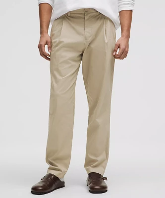Cotton Twill Pleat-Front Trouser *Regular | Men's Trousers