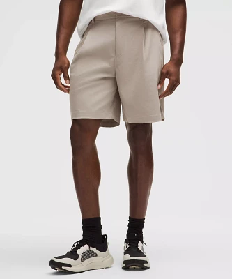Woven Relaxed-Fit Pleated Short 8" | Men's Shorts