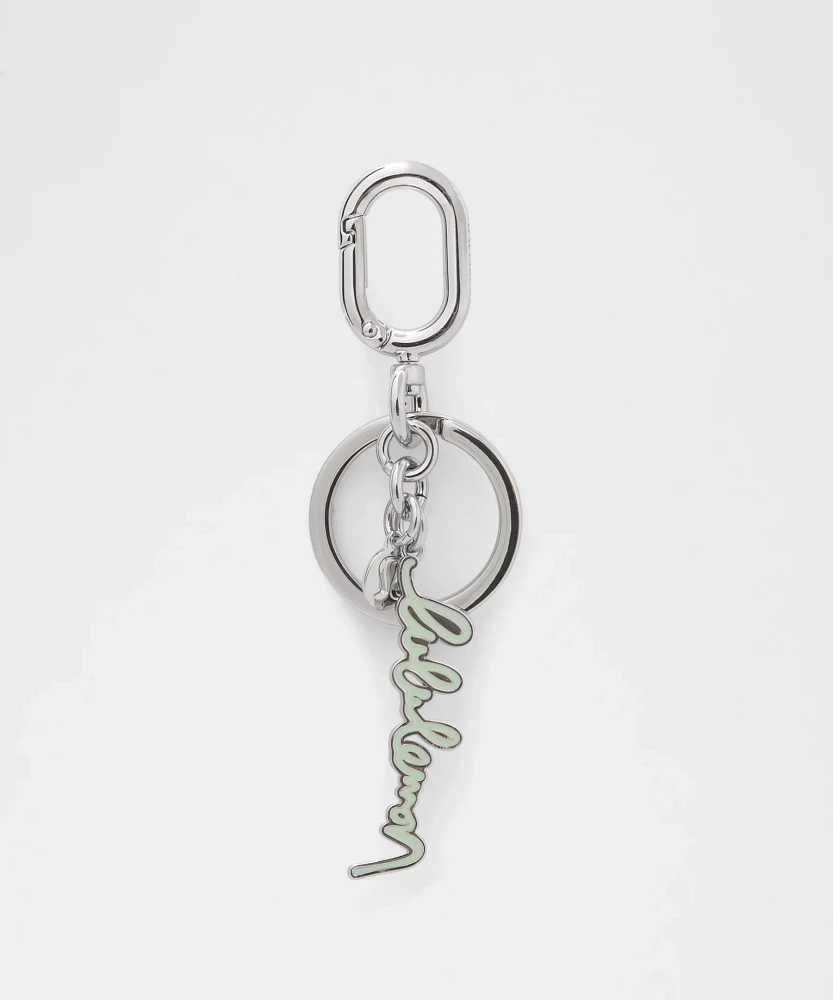 Metal Script Keychain | Men's Bags,Purses,Wallets