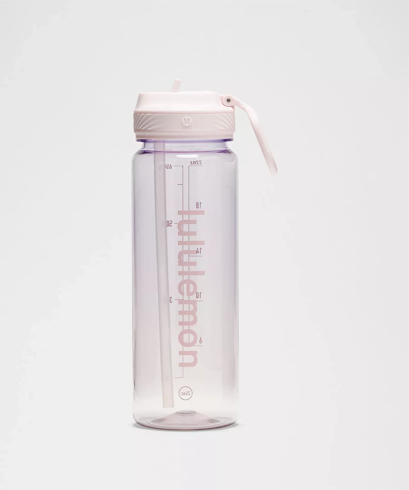 Back to Life Clear Bottle 24oz *Straw Lid | Men's Water Bottles