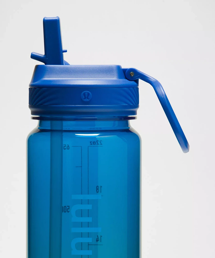 Back to Life Clear Bottle 24oz *Straw Lid | Men's Water Bottles