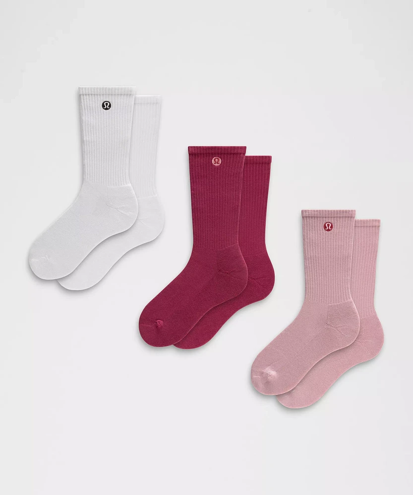 Unisex Daily Essential Crew Socks *3 Pack | Men's