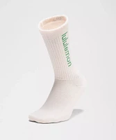 Unisex Daily Essential Crew Socks *Wordmark | Men's