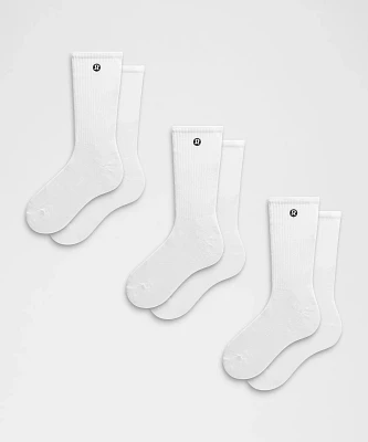 Unisex Daily Essential Crew Socks *3 Pack | Men's
