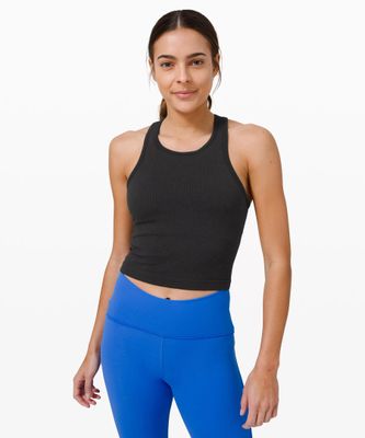 Ebb to Street Cropped Racerback Tank Top *Light Support, B/C Cup | Women's Sleeveless & Tops