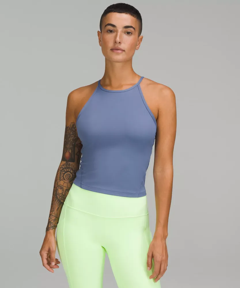 Lightweight High-Neck Yoga Tank Top *Light Support, A/B Cup | Women's Sleeveless & Tops