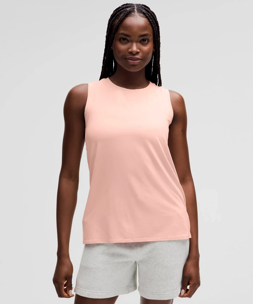 Silk-Blend Relaxed-Fit Tank Top | Women's Sleeveless & Tops