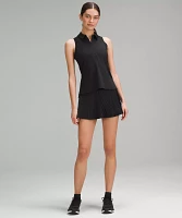 Quick-Dry Sleeveless Polo Shirt *Straight Hem | Women's Shirts