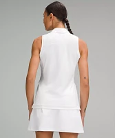 Quick-Dry Sleeveless Polo Shirt *Straight Hem | Women's Shirts