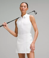Quick-Dry Sleeveless Polo Shirt *Straight Hem | Women's Shirts