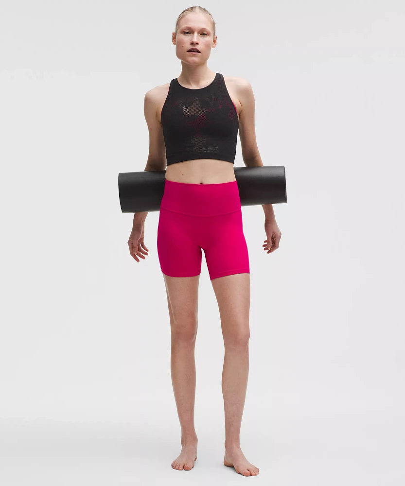 RevealKnit Floral Cropped Tank Top | Women's Sleeveless & Tops