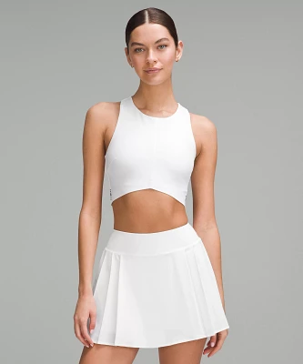 V-Waist Cropped Tennis Tank Top *Medium Support, B/C Cup | Women's Sleeveless & Tops