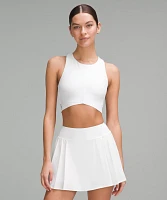 V-Waist Cropped Tennis Tank Top *Medium Support, B/C Cup | Women's Sleeveless & Tops