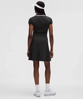 Pique Short-Sleeve Golf Polo Dress | Women's Dresses
