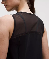 Sculpt Tank Top *Lace Trim | Women's Sleeveless & Tops