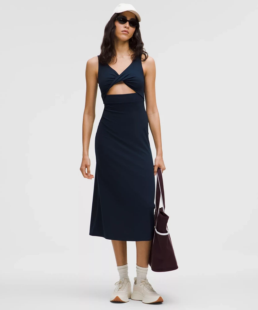 Nulu Twist-Front Midi Dress | Women's Dresses