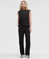 Cotton-Blend Twist-Front Tank Top | Women's Sleeveless & Tops