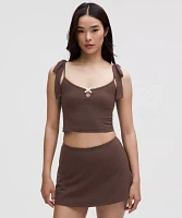 Nulu Bow-Detail Tank Top *Balletcore Set | Women's Sleeveless & Tops