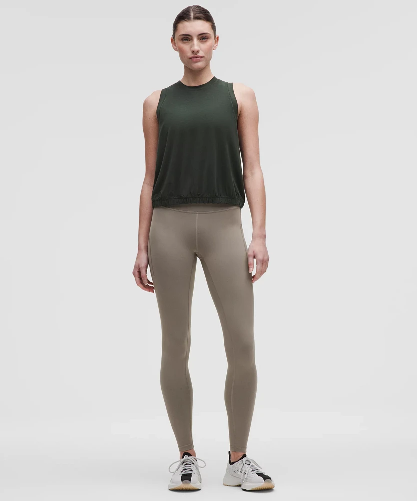 Jersey Training Elastic-Hem Tank Top | Women's Sleeveless & Tops